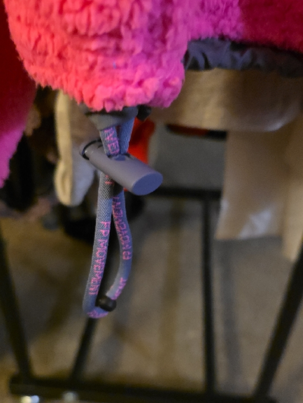 Free People Bright Pink Half-Zip Sherpa Pullover - Picture 5 of 8